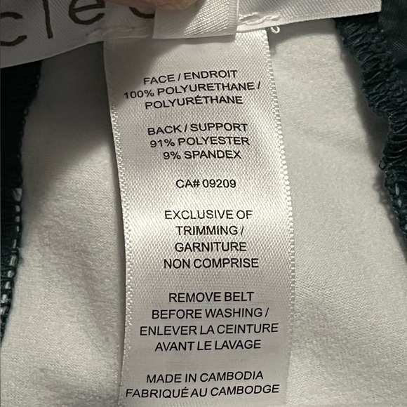 ❤️‍🔥HOST  PICK❤️‍🔥 CLEO NWT EMERALD GREEN, FAUX LEATHER  SZ 8, 29” PARTY,… - Picture 8 of 12